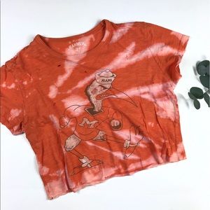 VTG// University of Miami Tye-Dye Top